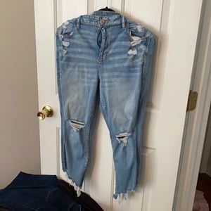 American eagle hi rise crop jeggings